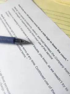 Read the fine print to make sure of your rights. Held Law  has a standard of transparency.
