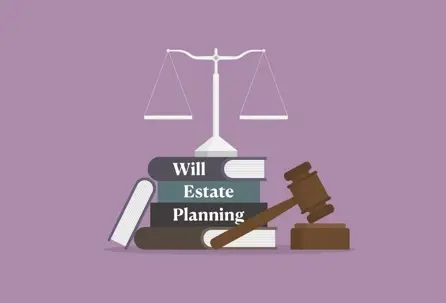 Graphic of will and estate planning